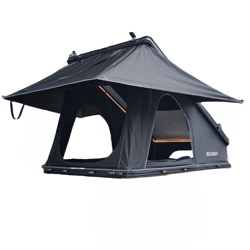 3-4 Person Aluminum Roof Top Tent 210x132cm Waterproof 3000mm Quick Assembly