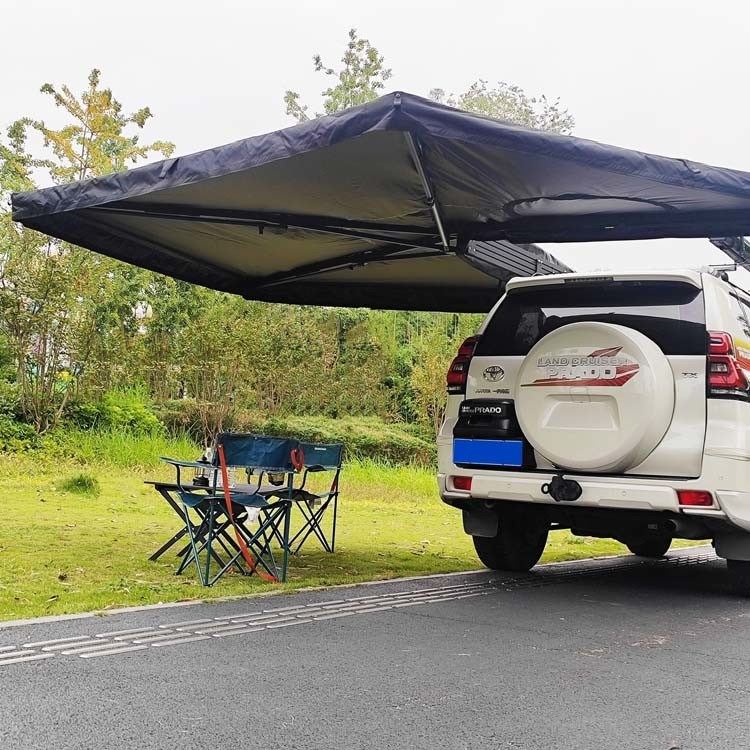 Customized 600D Oxford 270 Degree Awning Car Awning Tent For Outdoor Camping