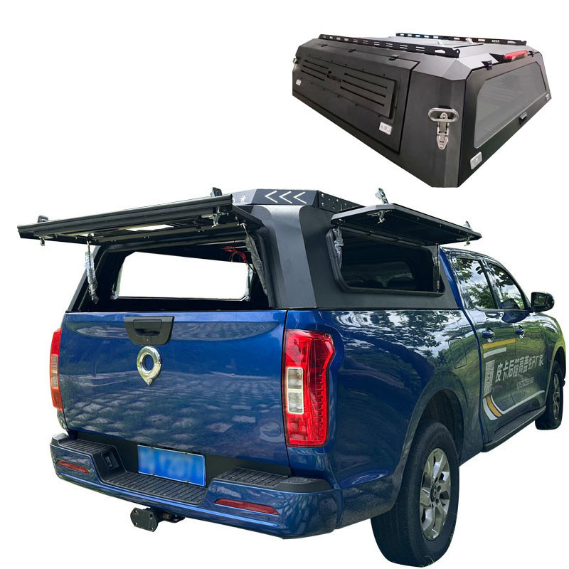 4x4 Camping Ute Aluminum Truck Bed Topper Pickup Truck Toppers For Hilux Tacoma Dodge Ram